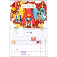 Wall Calendar 11  x 8.5  (18 Months)
