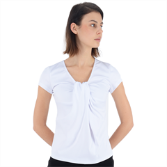 Short Sleeve Front Detail Top