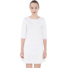 Quarter Sleeve Pocket Dress