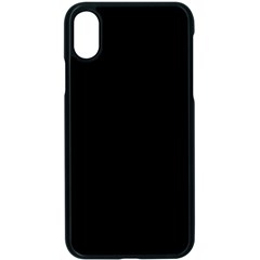 iPhone XS Seamless Case (Black)