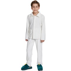 Kids  Long Sleeve Velvet Pajamas Set