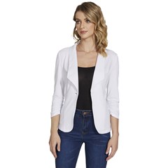 Women s One-Button 3/4 Sleeve Short Jacket