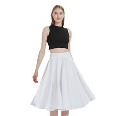A-Line Full Circle Midi Skirt With Pocket