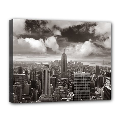New York, Usa 11  X 14  Framed Canvas Print by artposters