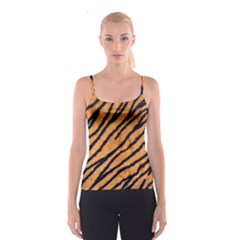 Tiger Print  All Over Print Spaghetti Strap Top by OCDesignss