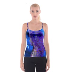 Moon Shadow All Over Print Spaghetti Strap Top by icarusismartdesigns