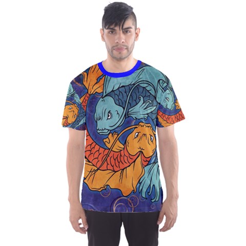 Koi Fish All Over Print Sport T-shirt (men) by UniqueandCustomGifts