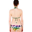 Multicolored Floral Swirls Decorative H Bikini View2