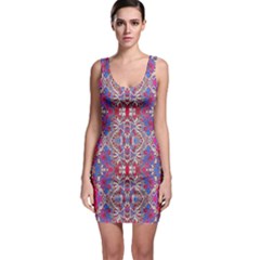 Colorful Ornate Decorative Pattern Bodycon Dress by dflcprintsclothing