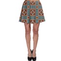 Squares rectangles and other shapes pattern Skater Skirt View1