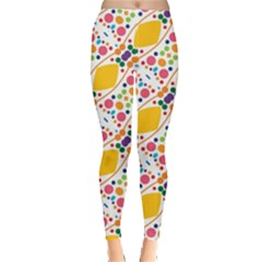 Dots And Rhombus Leggings  by LalyLauraFLM