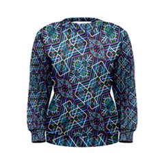 Colorful Geometric Print Women s Sweatshirt by dflcprintsclothing