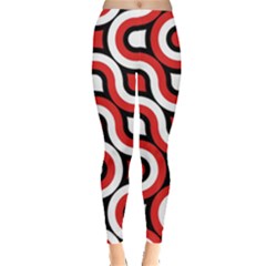 Waves And Circles Leggings  by LalyLauraFLM