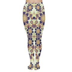 Modern Fancy Baroque Print Tights by dflcprintsclothing