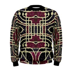 Tribal Grunge Print Men s Sweatshirt by dflcprintsclothing