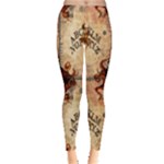 Here There Be Monsters Talking Board Leggings 