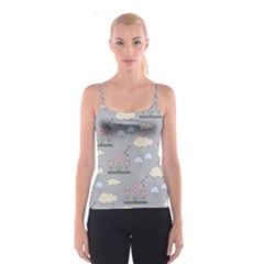 Garden In The Sky Spaghetti Strap Top by Kathrinlegg