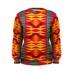 Colorful Tribal Texture Sweatshirt by LalyLauraFLM