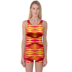 Colorful Tribal Texture Women s Boyleg One Piece Swimsuit by LalyLauraFLM