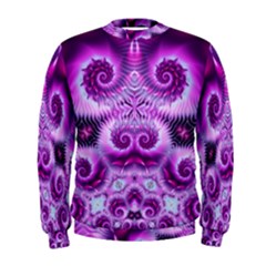 Purple Ecstasy Fractal Men s Sweatshirt by KirstenStar