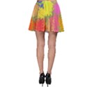 Colorful paint spotsSkater Skirt View2