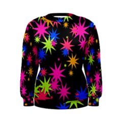 Colorful Stars Pattern Sweatshirt by LalyLauraFLM