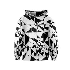 Shattered Life In Black & White Kid s Pullover Hoodie by StuffOrSomething