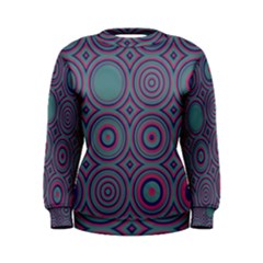 Concentric Circles Pattern Sweatshirt by LalyLauraFLM