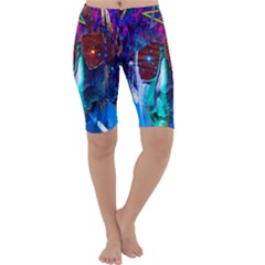 Voyage Of Discovery Cropped Leggings by icarusismartdesigns