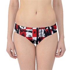 Emo Checker Graffiti Hipster Bikini Bottoms by ArtistRoseanneJones