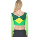 DORITO NERD Long Sleeve Crop Top View2