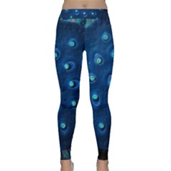Blue Plant Yoga Leggings by InsanityExpressedSuperStore