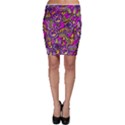 Purple Tribal Abstract Fish Bodycon Skirts View1