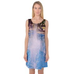 Splash 3 Sleeveless Satin Nightdresses by icarusismartdesigns