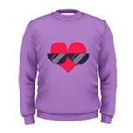 SUNGLASSES HEART Men s Sweatshirts