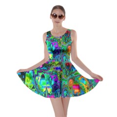 Inked Spot Fractal Art Skater Dress by TheWowFactor