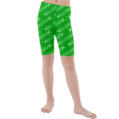 Many Stars, Neon Green Kid s Swimwear by ImpressiveMoments