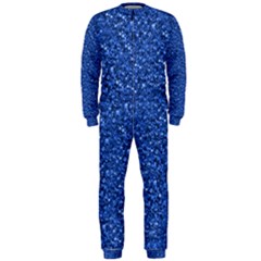 Sparkling Glitter Blue Onepiece Jumpsuit (men)  by ImpressiveMoments