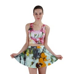 Abstract Country Garden Mini Skirts by digitaldivadesigns