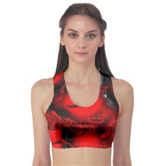 Abstract Art 11 Sports Bra by ImpressiveMoments
