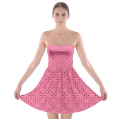Cute Pretty Elegant Pattern Strapless Bra Top Dress by creativemom