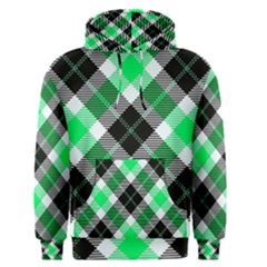 Smart Plaid Green Men s Pullover Hoodies by ImpressiveMoments