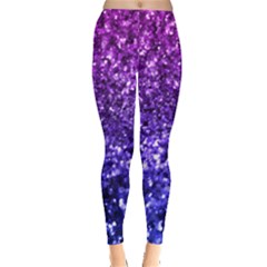 Midnight Glitter Women s Leggings by KirstenStar