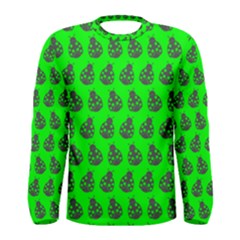 Ladybug Vector Geometric Tile Pattern Men s Long Sleeve T-shirts by GardenOfOphir