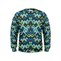 Trendy Chic Modern Chevron Pattern Boys  Sweatshirts by creativemom