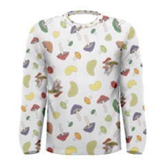 Mushrooms Pattern Men s Long Sleeve T-shirts by Famous