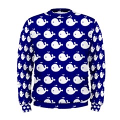 Cute Whale Illustration Pattern Men s Sweatshirts