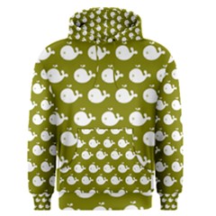Cute Whale Illustration Pattern Men s Pullover Hoodies