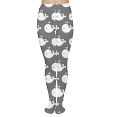 Cute Whale Illustration Pattern Women s Tights by creativemom