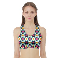 Cute Pattern Gifts Women s Sports Bra With Border by creativemom
